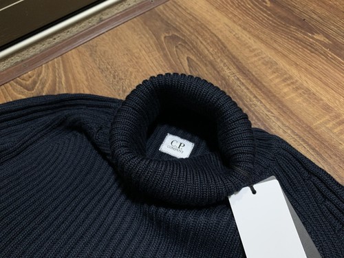 Pre-owned C.p. Company Cp Company Black Turtle Neck Knit Sweater Size 50,52