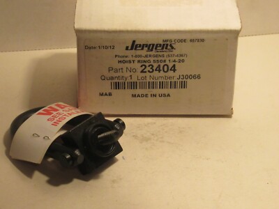 NEW JERGENS 23404 J30066 U-BAR HOIST RING 