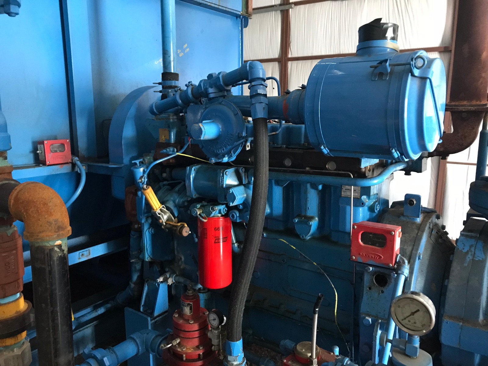 Gardner Denver 1 MMCFPD Gas Compressor on CAT 3306 Engine