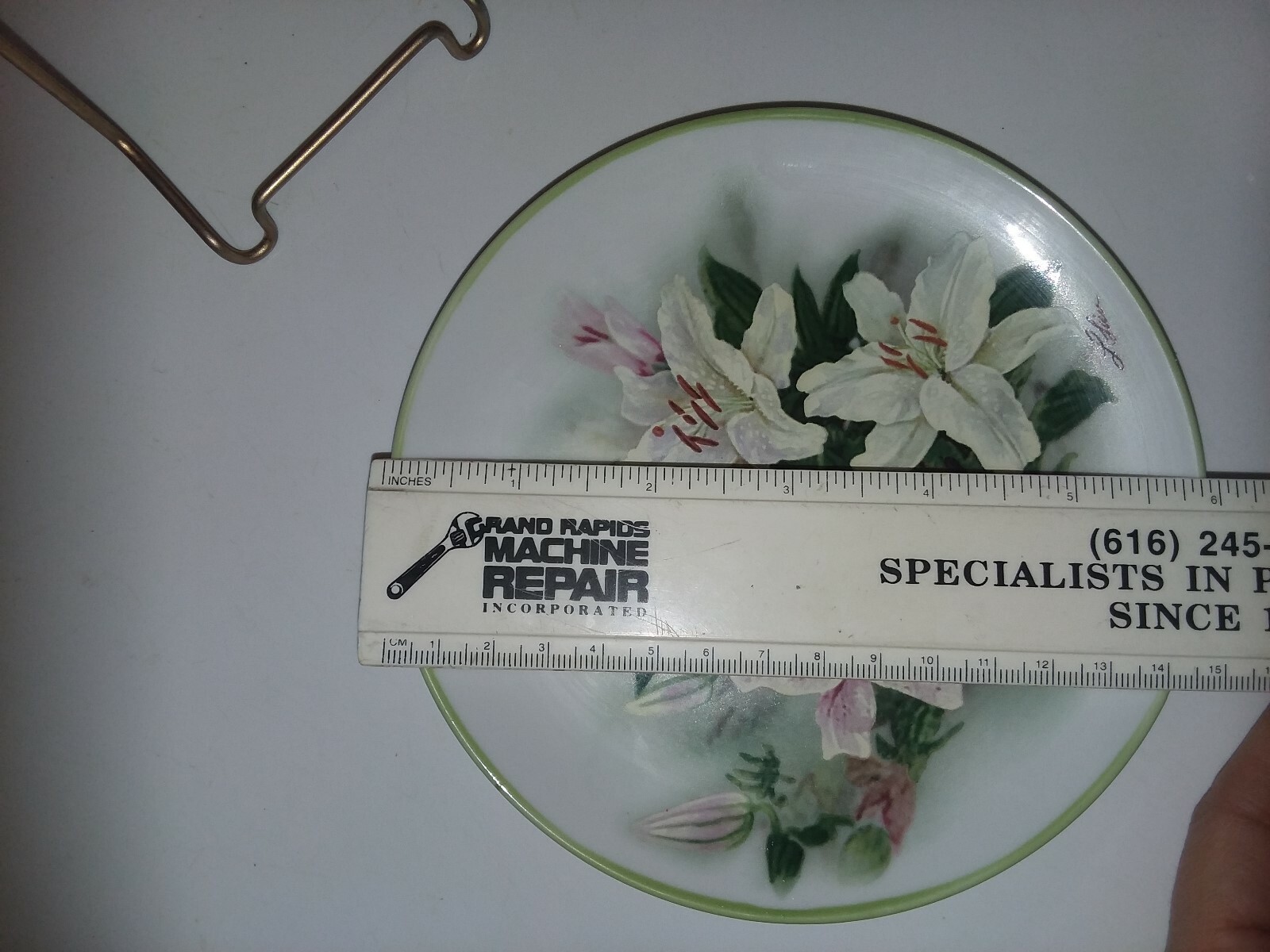 Lena Liu Hummingbird & Lilies Cup & Plate