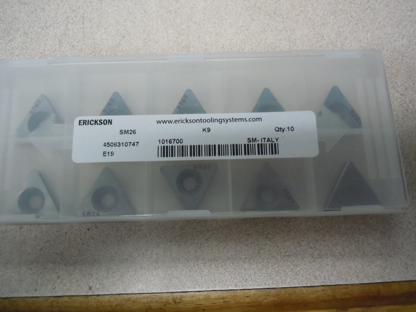 ERICKSON Shim, TurningCarbide, WEDGESandClampS SM26 | eBay