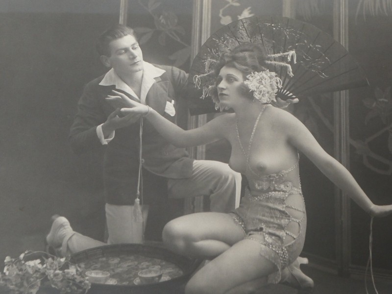 Photographie Noir Et Blanc Mlle Dherlys Et Harry Pilcer - Curiosa - AnnÃ©Es 20