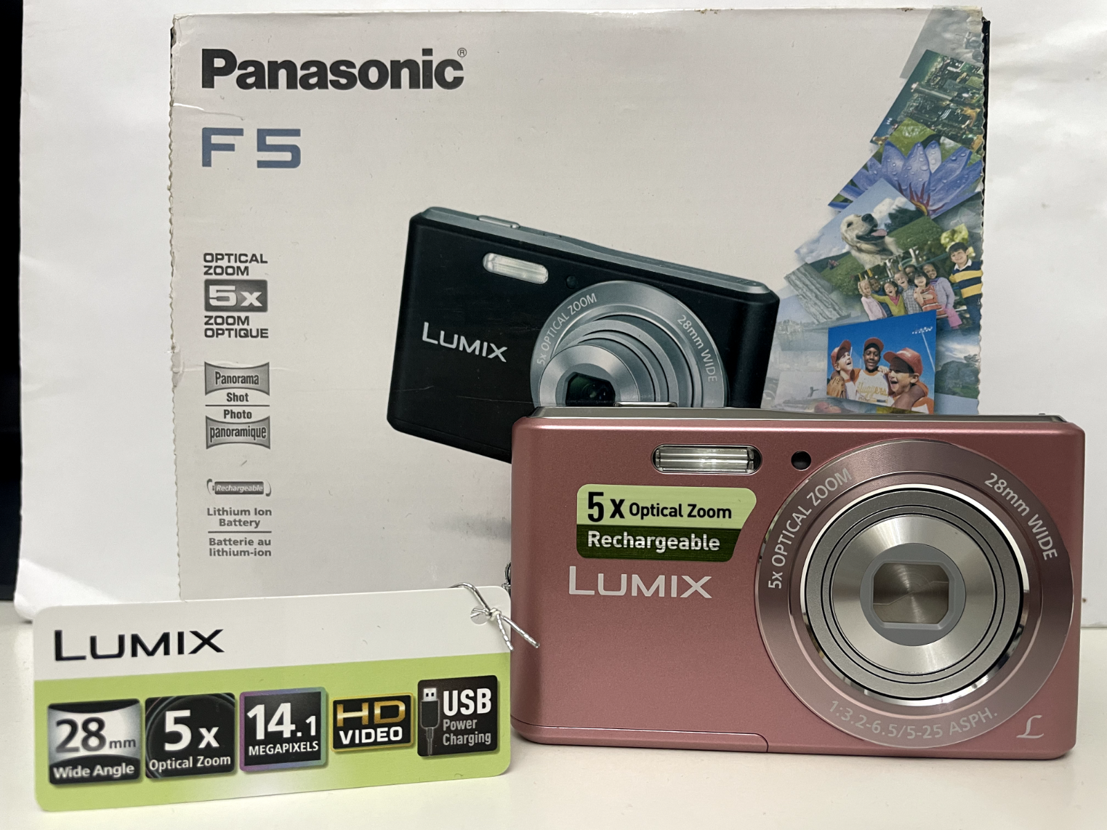 Panasonic Lumix DMC-F5 Pink !!! | eBay