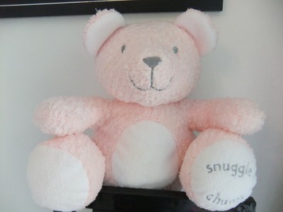 snuggle chums pink rabbit