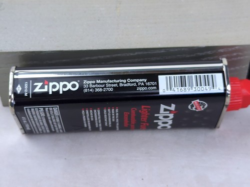ZIPPO Lighter Combo GIFT BOX SET: 4 fl. oz. Lighter Fuel, 6 Flints, & 1 Wick