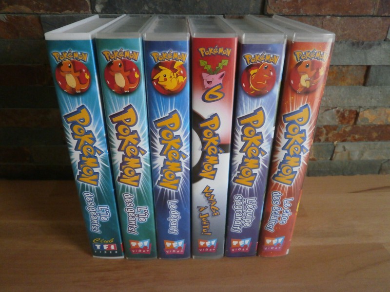 Lot  Cassettes Pokemon K7 Tf1 VidÃ©O