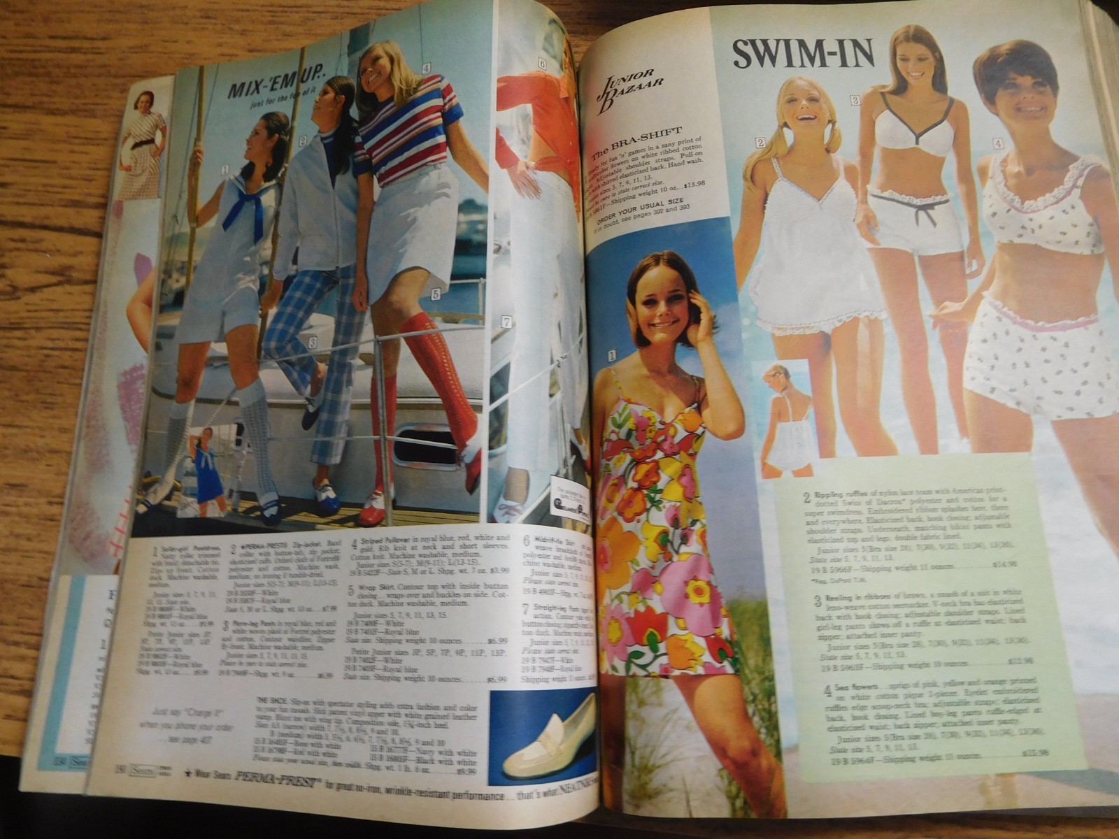VTG 1969 Sears Spring and Summer Catalog ~ Mid-Century Modern Fashion Home Decor