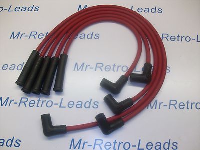 RED 8.5MM PERFORMANCE IGNITION LEADS FOR RACING VAUXHALL NOVA 1.3 1.4 HEI CAP HT