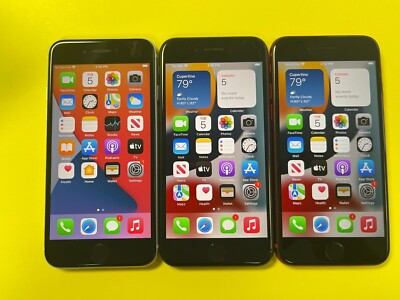 Apple iPhone SE 2nd Gen - 64gb 128GB  (Unlocked) Black, Red, White - Average
