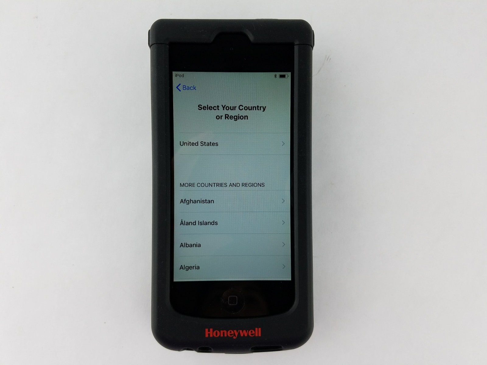 Honeywell Captuvo SL22 Barcode Scanner Sled SL-ES-C & Apple iPod 16GB Bundle