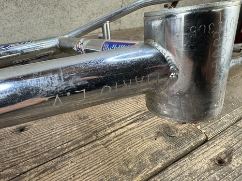 Robinson 20” Bmx Frame And Fork Vintage Old Mid School Bmx