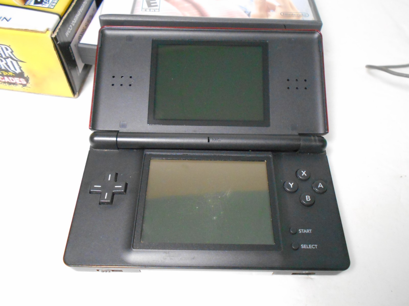 Nintendo DS Bundle - Red Nintendo DS Lite System + 6 Games, Charger & Case