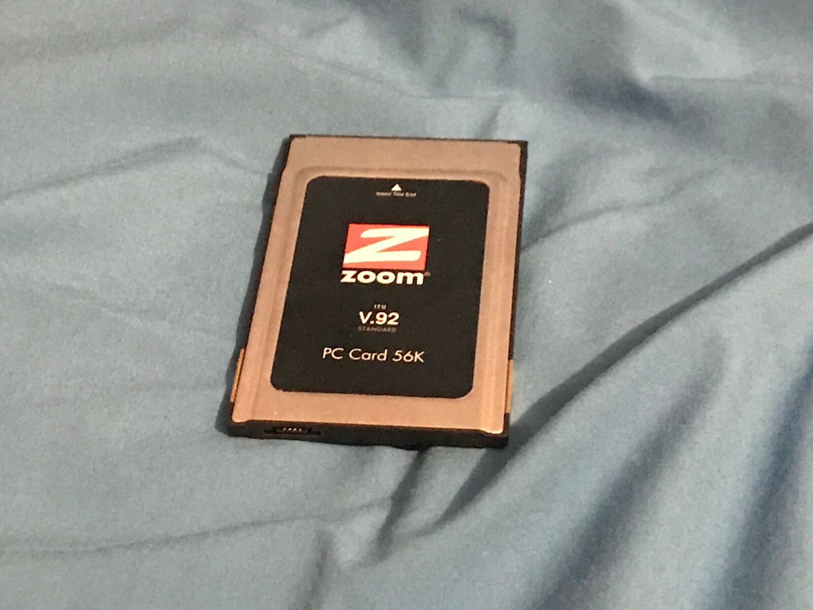 Zoom PCMCIA V.92 56k Modem PC Card with Dongle Cable *FAST SHIPPING* *NICE!*