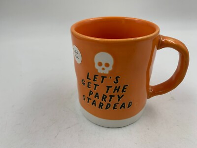 Basis Ceramic 18oz Let's Get the Party Stardead Coffee Mug CC01B04014