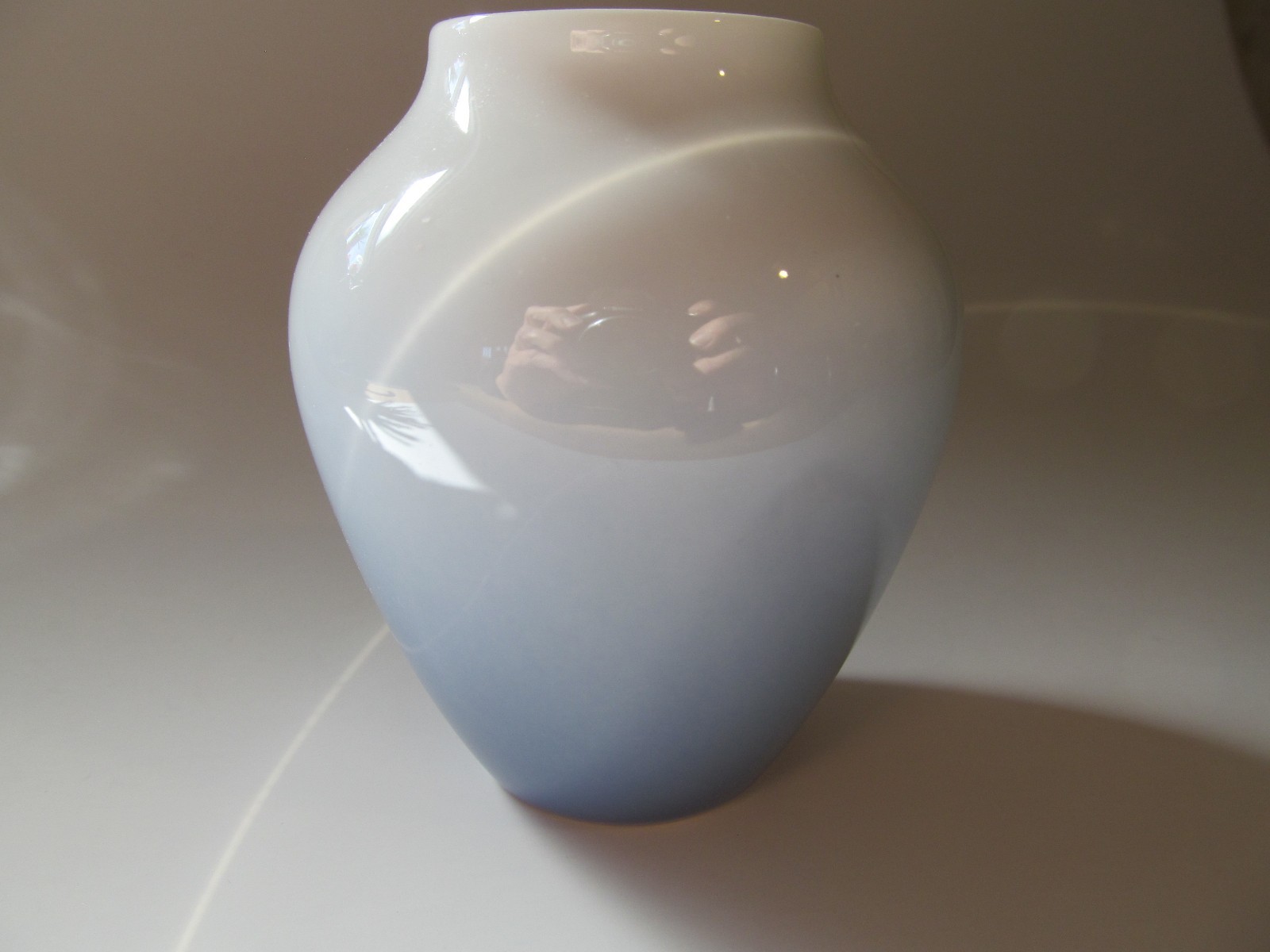 B & G Kjobenhavn Denmark~ Lily Of The Valley Vase~Signed