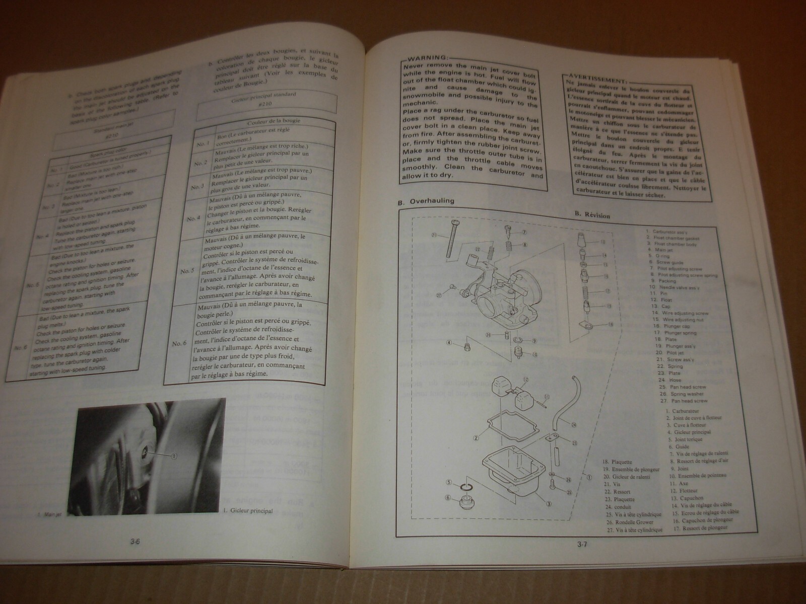 Yamaha ET300C Snowmobile Service Manual , issued 1978