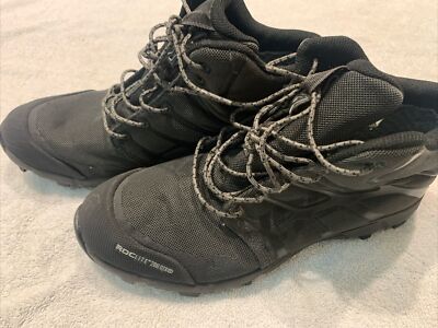 Inov-8 Roclite G 345 GTX Mens Black Grey Gore-Tex Hiking Boots US 8 UK 7