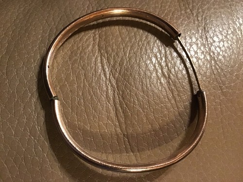 Antique PC CO Child/Baby Etched Gold Filled Bangle Bracelet