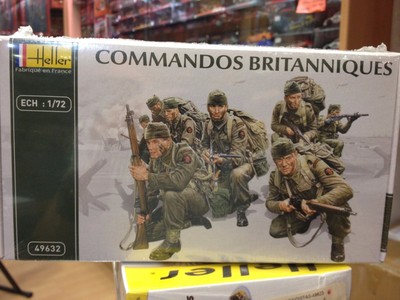 KIT MAQUETA COMANDOS BRITANICOS 1:72 HELLER 49632