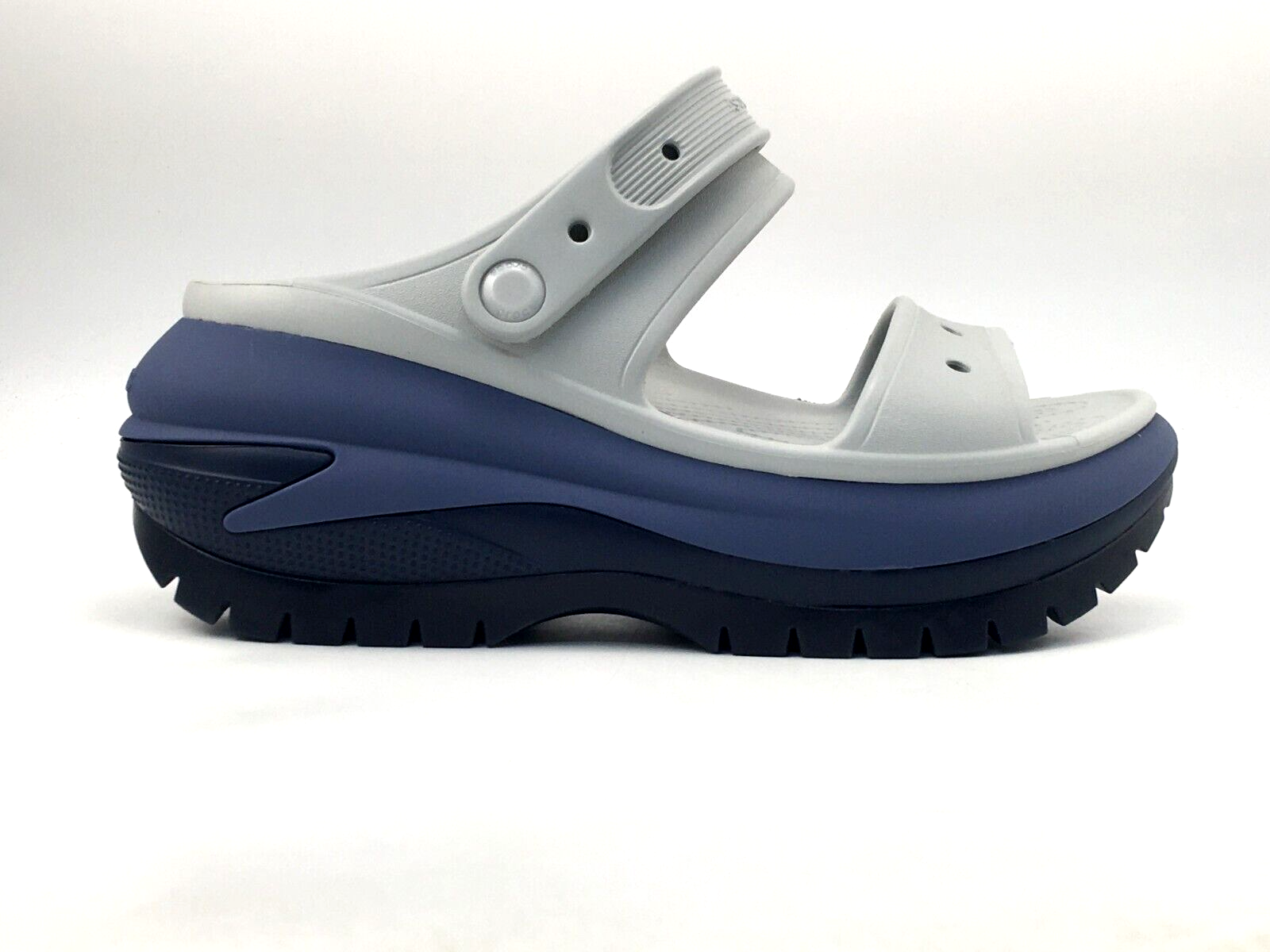 crocs ☆ Classic Mega Crush Sandal Grey Crocs Mega Crush Sandal Light Grey - 207989-007 - US