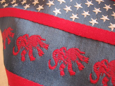 2 Vintage Republican Mens Neck Ties Sears Mens Store