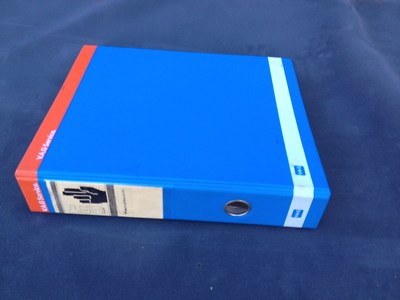 Ordner/ Silver DAT EDV Handbuch Computer PC  V.A.G VW Audi Händler 1990