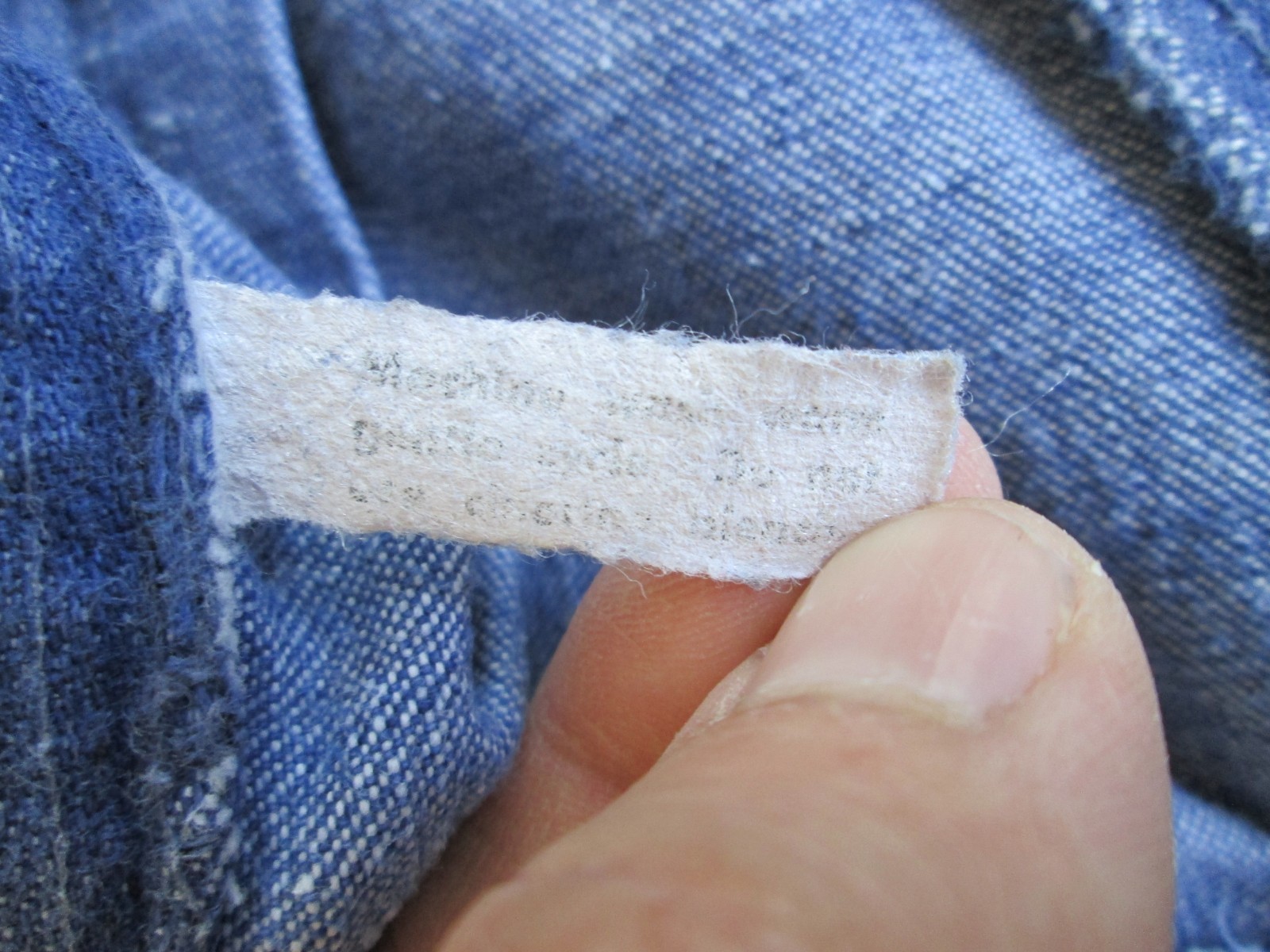 VTG Original Bell Bottom Jeans Denim Pants 28x29 Wide Leg Flare 4-Buttons Blue