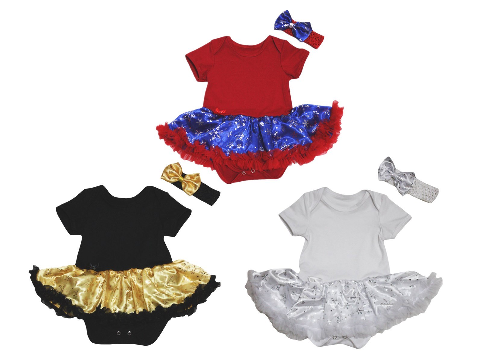 snowflake baby dress