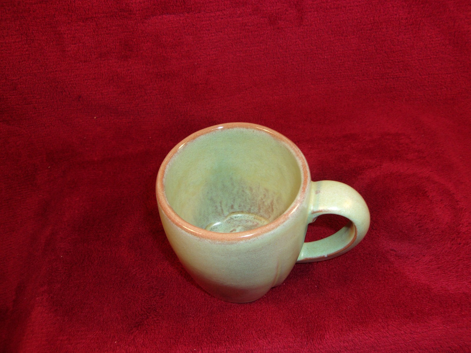 Vintage Frankoma  Pottery #C6  Mug, Praire Green