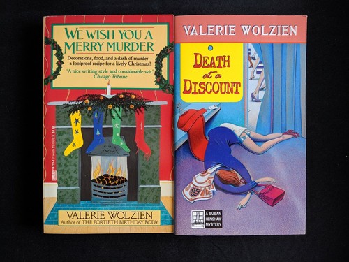 Lot Of 12 Valerie Wolzien Books - Susan Henshaw Josie Pigeon Death Corpse Murder