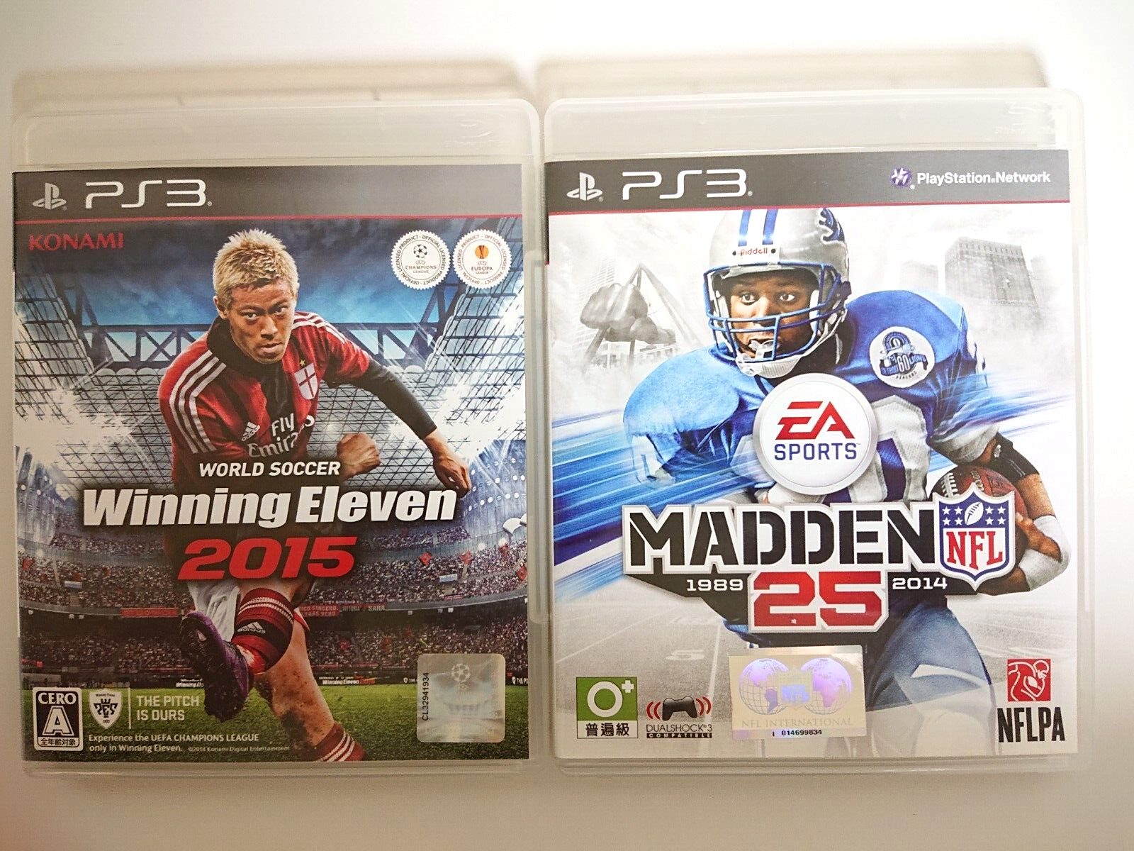 World Soccer Winning Eleven 2015 Japan Ver. & Madden NFL 25