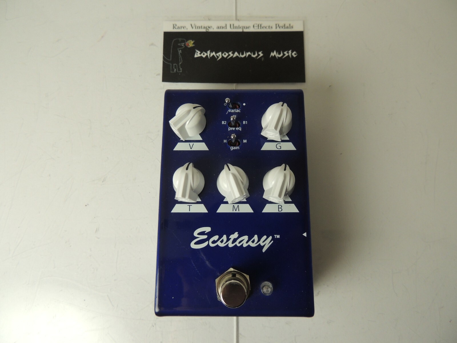 Bogner Ecstasy Blue Mini Overdrive Effects Pedal Free USA Bogner Ecstasy Blue Mini Overdrive Effects Pedal Free USA