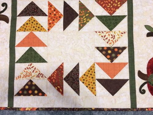 Fall Table Runner Reversible Machine Quilted 20