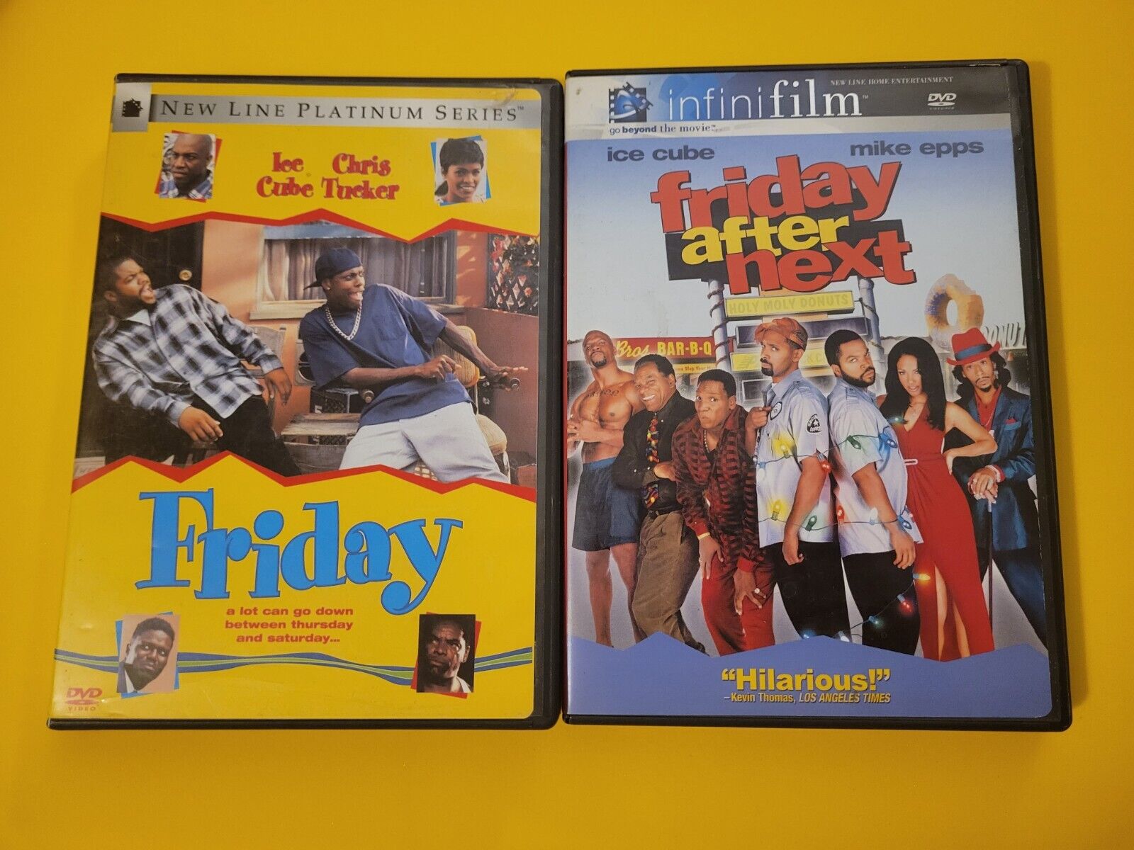 ICE CUBE - FRIDAY - LOT OF 2 DVDs - FRIDAY & FRIDAY AFTER NEXT ICE CUBE - FRIDAY - LOT OF 2 DVDs - FRIDAY & FRIDAY AFTER NEXT