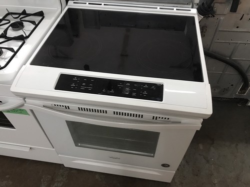 Whirlpool 5+ Cu. Ft.  Slide-In Electric Range WEE510S0FW0 Not Convection