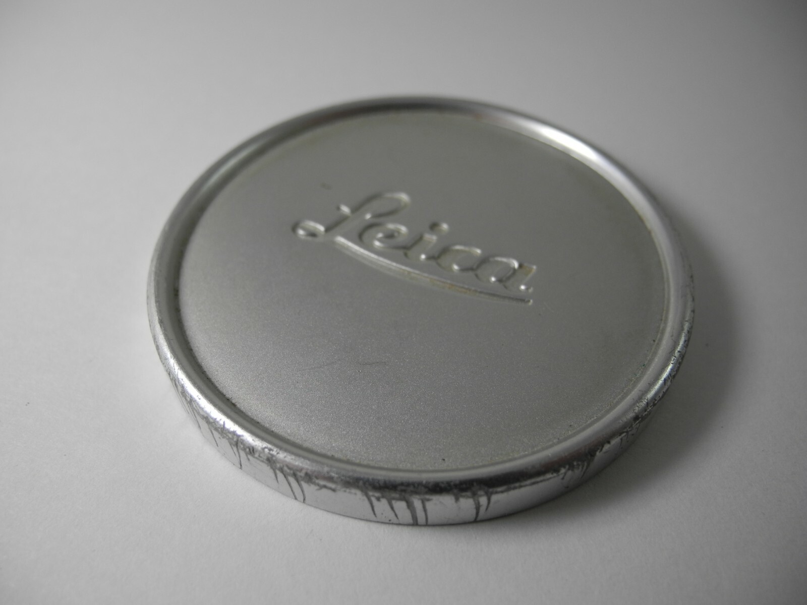 LEICA Original 55mm Leitz Chrome Metal Lens Cap for 65mm f/3.5 ELMAR MACRO