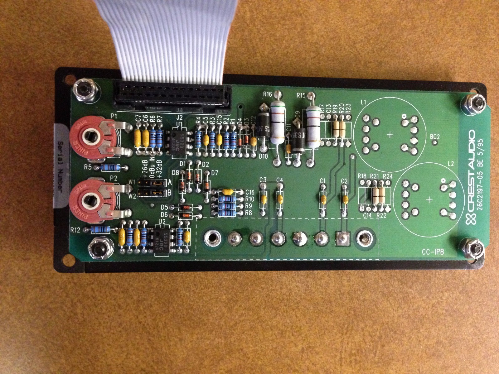 Crest Audio CC-IPB Module for CKS, CKV & CKX Series Power Processing Amplifiers