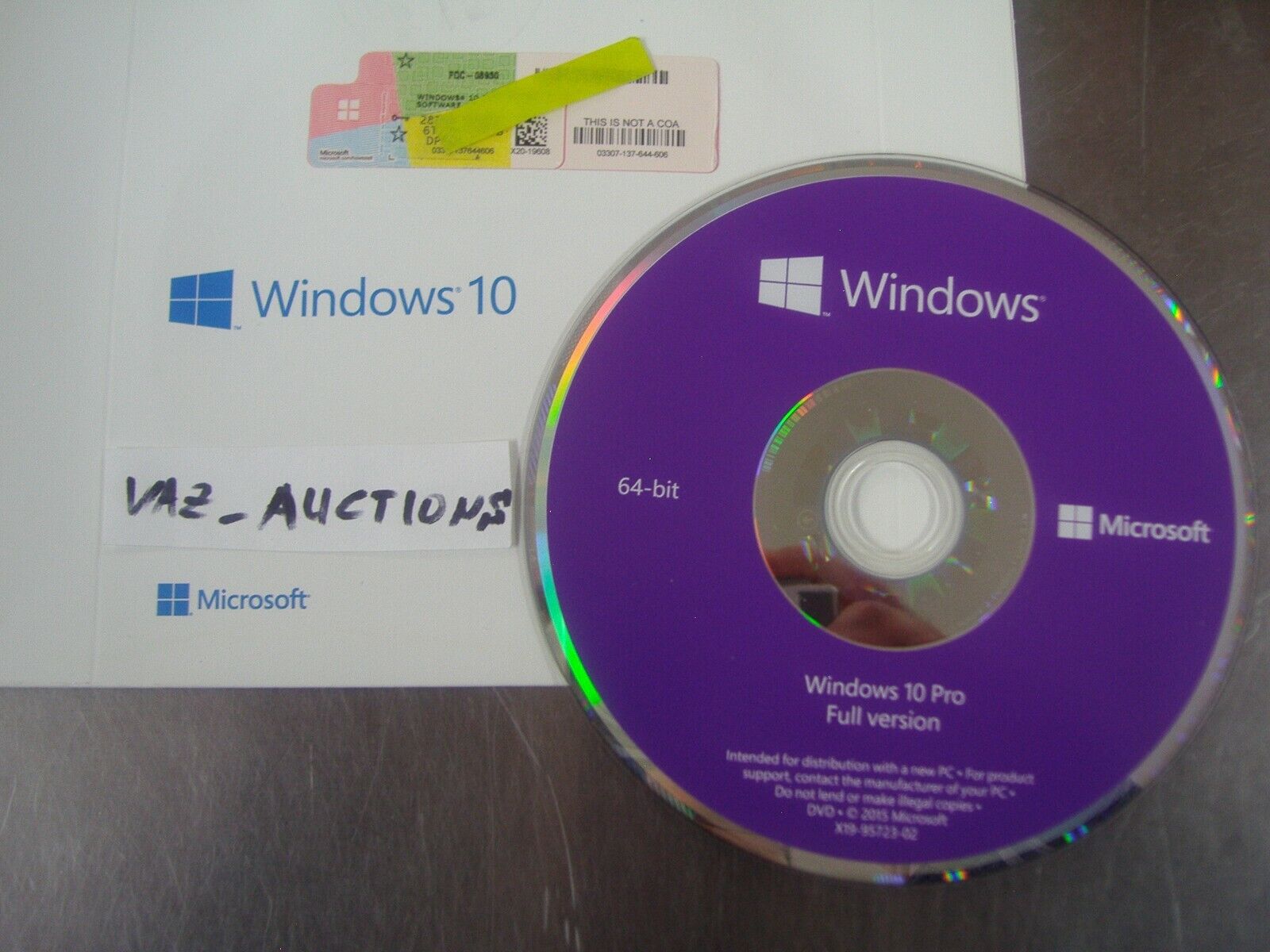 Microsoft Windows 10 Pro 64 bit x64 64 Bit DVD Full English Microsoft Windows 10 Pro 64 bit x64 64 Bit DVD Full English