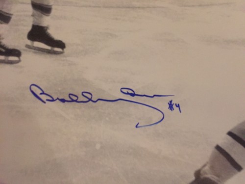 BOBBY ORR AUTOGRAPHED 100% AUTHENTIC SIGNED 16X20 PHOTO GREAT NORTH ROAD COA