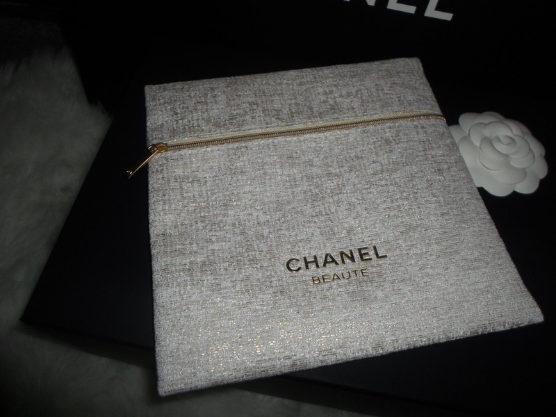 Chanel Beaute Kosmetiktasche/Makeup Creme/ Gold Neu& Ovp!