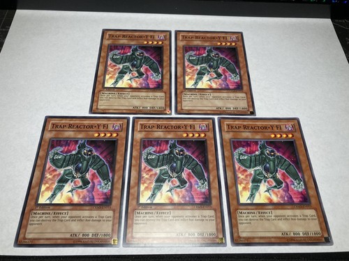 Yugioh Trap Reactor Y FI (x5) CRMS-EN013 1st Edition / Unlimited Collection