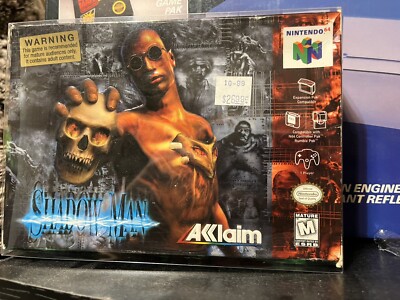 Shadow Man (Nintendo 64, Box + Cart., Authentic, N64, Clean)