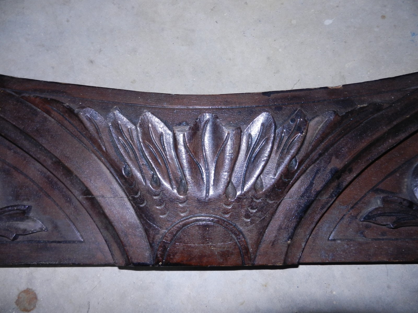 Fancy Carved Victorian Walnut FURNITURE CROWN Sideboard China Cabinet Antique