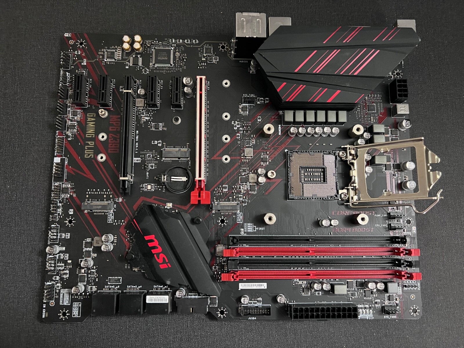 As-is Defective MSI MPG Z390 Gaming Plus LGA1151 M.2 USB 3.1