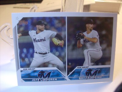 2023 Topps Update #US153 - Jeff Lindgren / Bryan Hoeing RCOM, RC - Miami  23-279