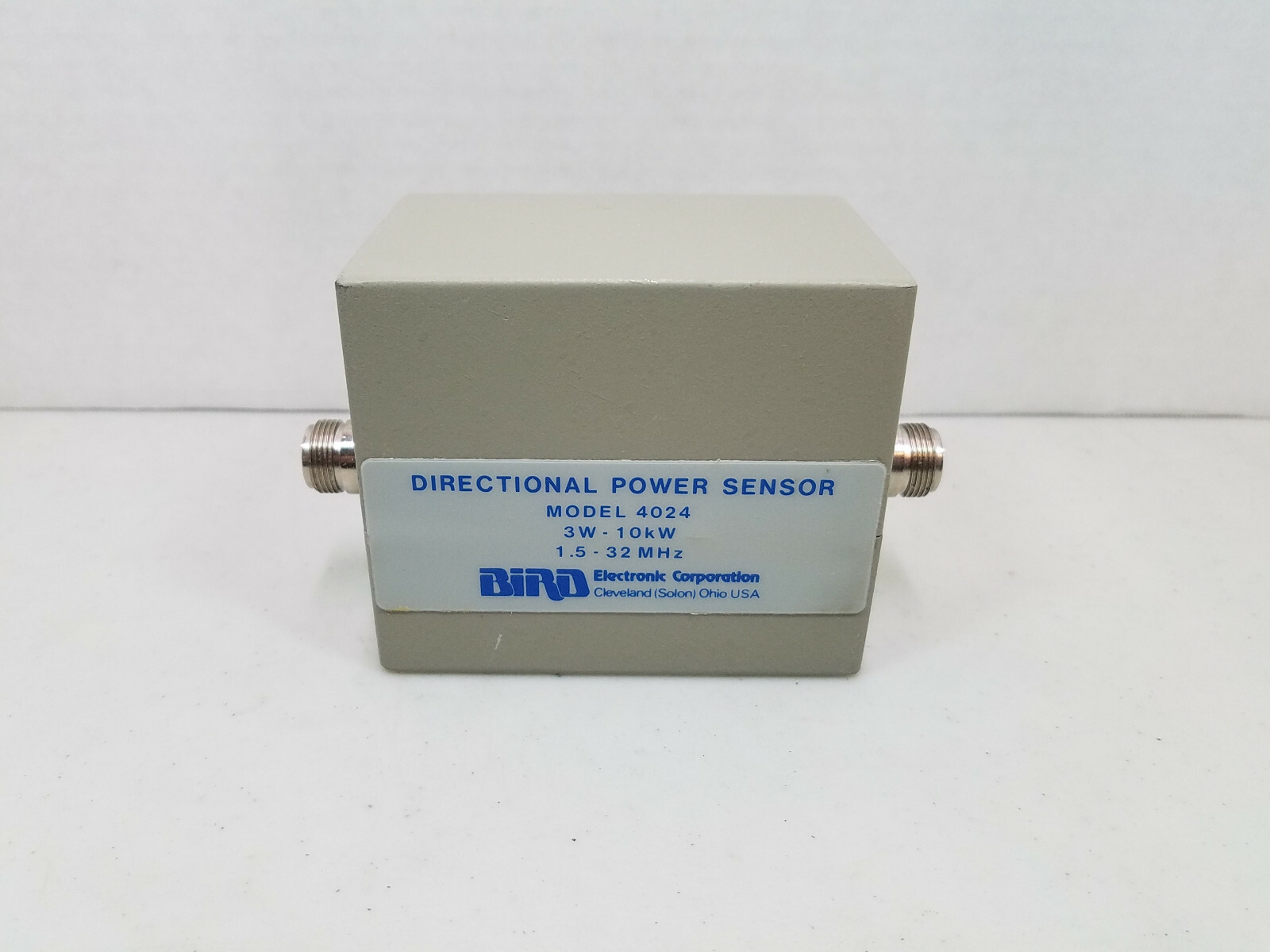 Bird Directional Power Sensor Model 4024 - 3W to 10 kW, 1.5 to 32 MHz