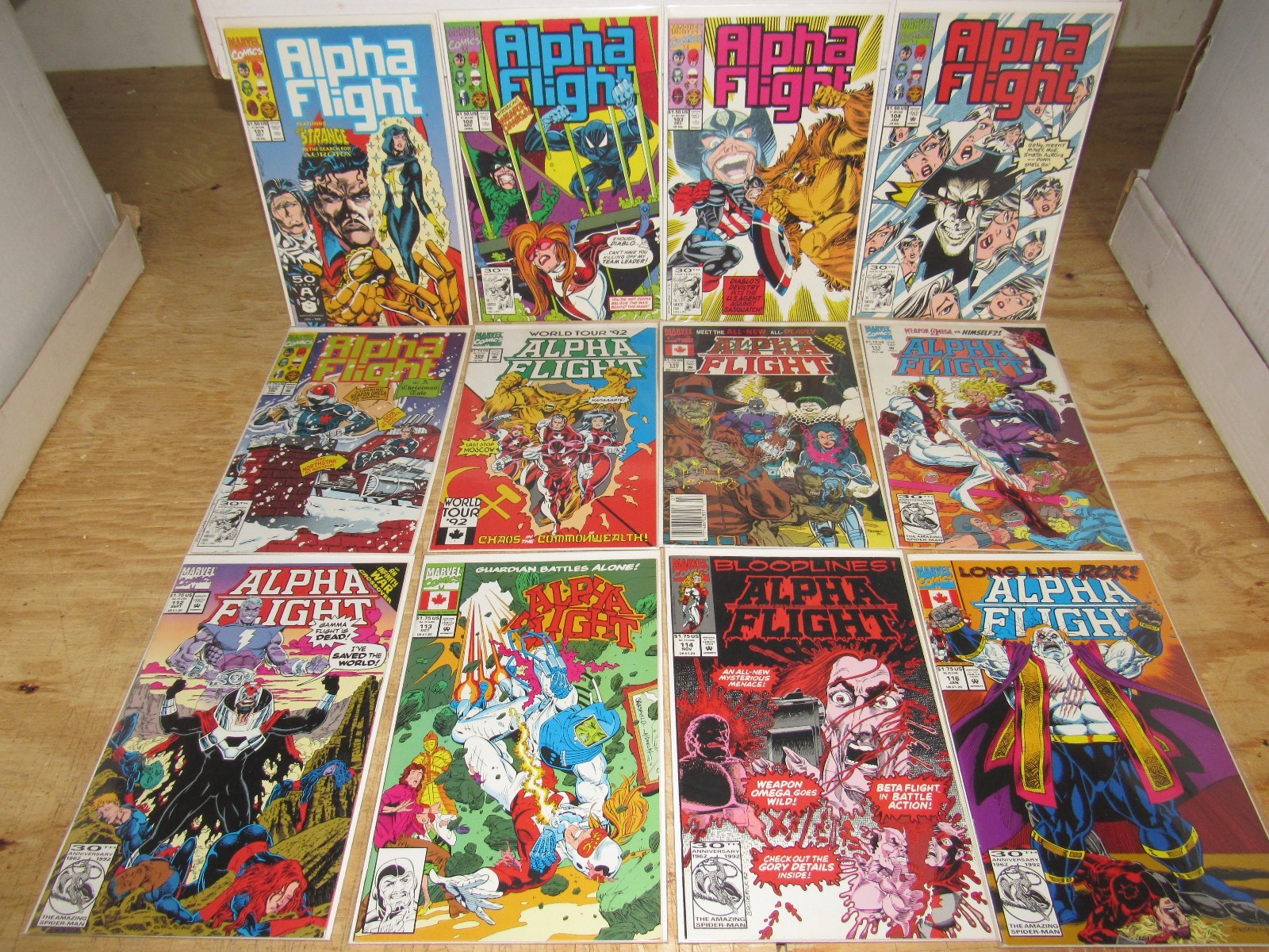 Alpha Flight (1983) #s 53-130 - (2004) #s 1-12 - (2011) #s 1-8 (63 Issue Lot)