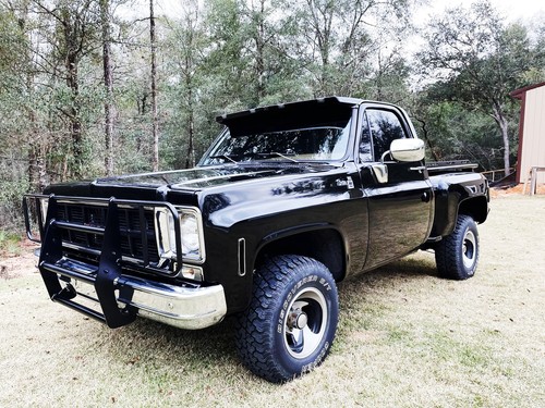 4pc Set Smoke Lens White Full LED Side Markers For 1975-80 Chevy GMC C/K Truck