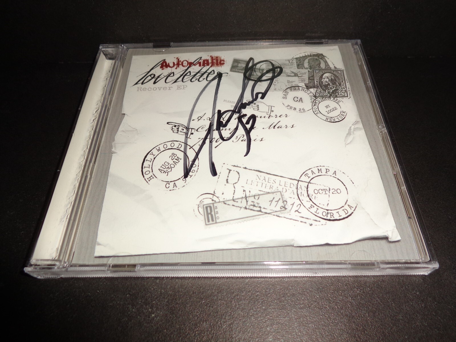 RECOVER EP by AUTOMATIC LOVE LETTER-Very Rare Signed CD-NO