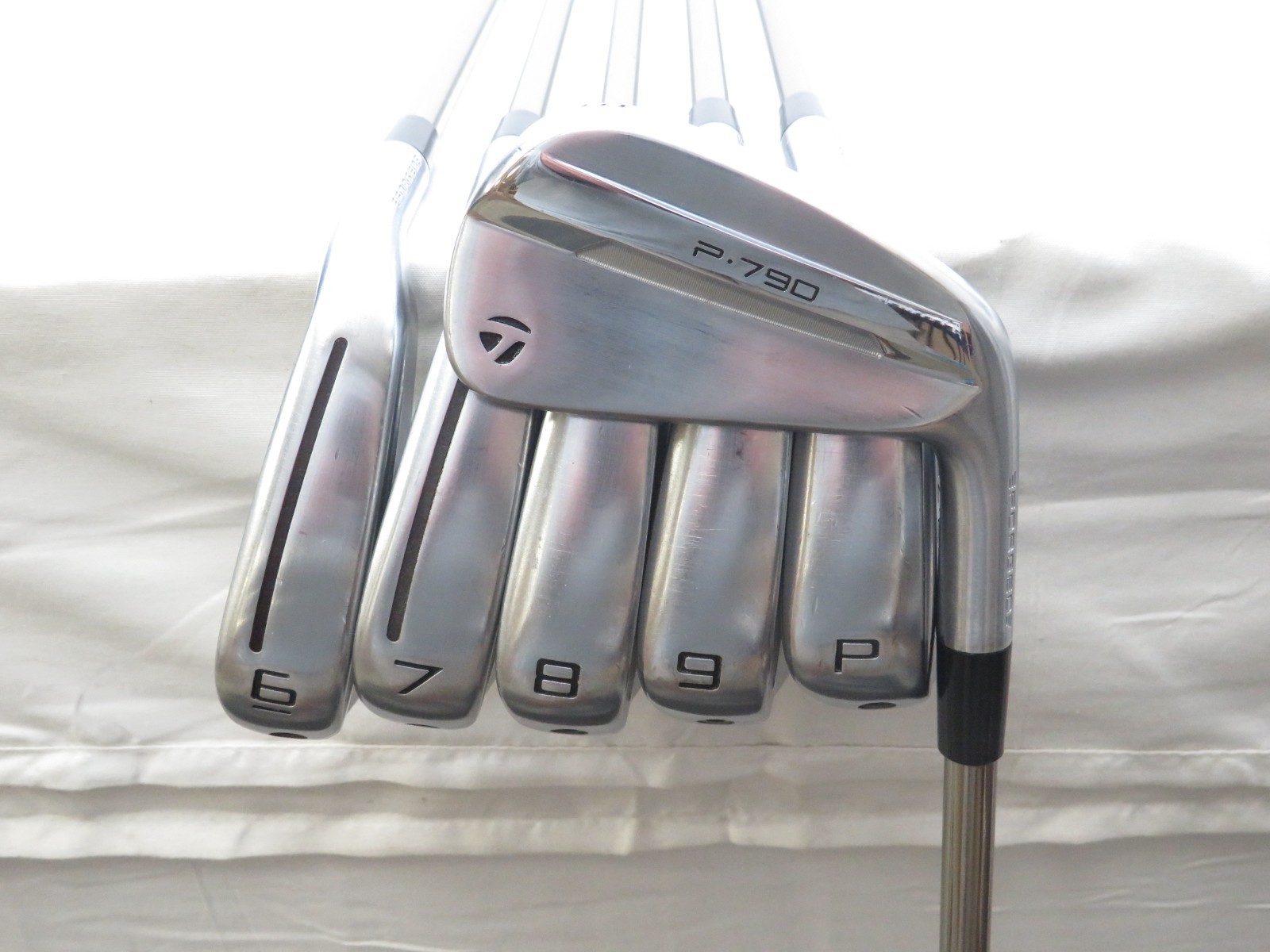 Used TaylorMade P-790 Iron Set 5-PW Recoil ESX Stiff Flex Graphite